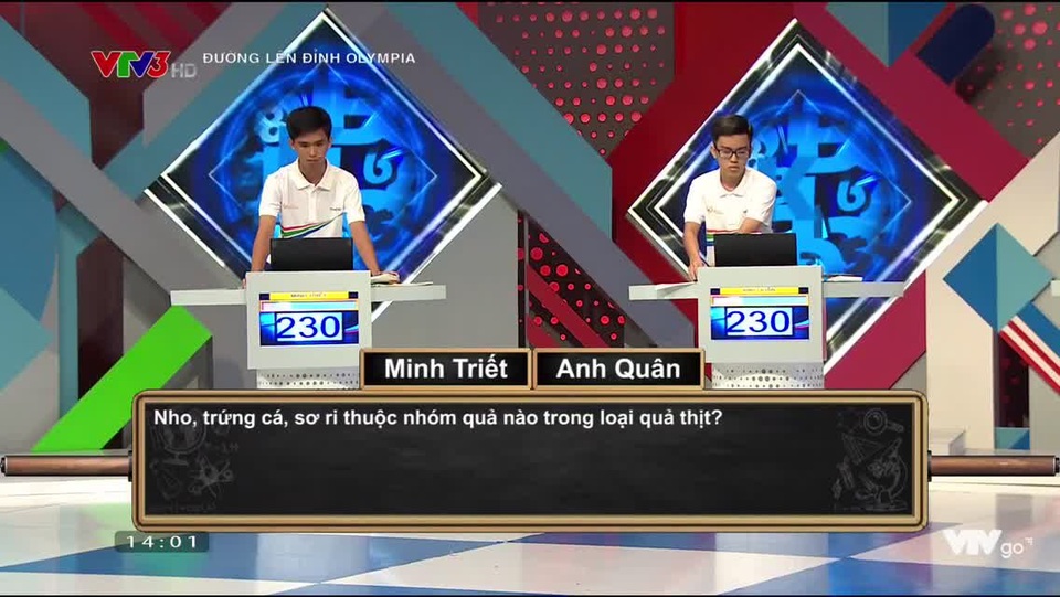 Phải dùng câu hỏi phụ mới xác định được tấm vé thi Quý Olympia - 2 Phải dùng câu hỏi phụ mới xác định được tấm vé thi Quý Olympia - 2