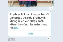 Giáo viên dọa cho học sinh hạnh kiểm kém nếu cha mẹ không đến gặp cô