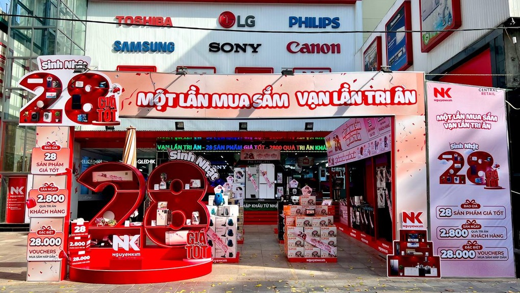 Điện máy Nguyễn Kim mừng sinh nhật tuổi 28 với loạt khuyến mãi hấp dẫn - 4 Điện máy Nguyễn Kim mừng sinh nhật tuổi 28 với loạt khuyến mãi hấp dẫn - 4
