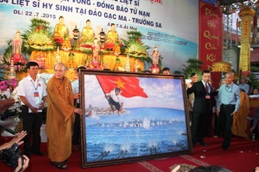 Đại lễ tưởng niệm 64 liệt sĩ Gạc Ma: Bảo vệ từng tấc đất tiền nhân để lại!