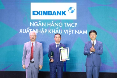 Eximbank nhận giải Thương hiệu mạnh Việt Nam 2024