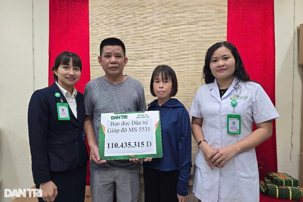 Hơn 120 triệu đồng thắp lên hy vọng cho gia đình chị Đinh Thị Thơm - 1 Hơn 120 triệu đồng thắp lên hy vọng cho gia đình chị Đinh Thị Thơm - 1