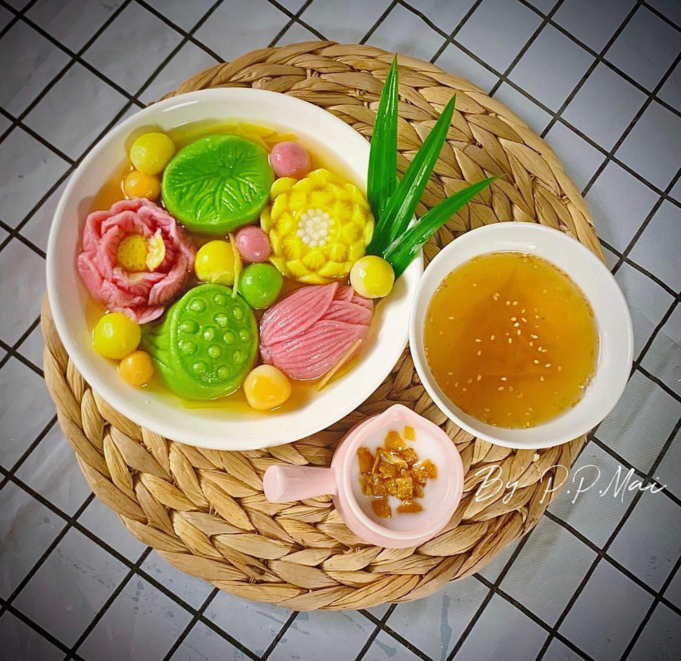 Món bánh trôi nước ngộ nghĩnh, đẹp không nỡ ăn của mẹ đảm Hà thành - 9 Món bánh trôi nước ngộ nghĩnh, đẹp không nỡ ăn của mẹ đảm Hà thành - 9
