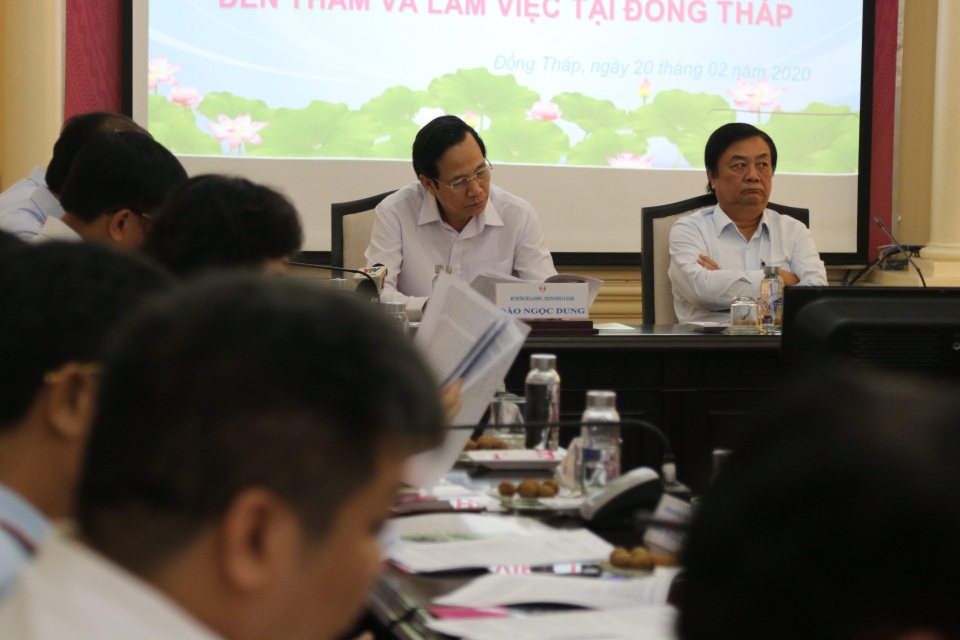 Bộ trưởng Đào Ngọc Dung: Đồng Tháp nên coi nguồn nhân lực là khâu đột phá - 3 Bộ trưởng Đào Ngọc Dung: Đồng Tháp nên coi nguồn nhân lực là khâu đột phá - 3