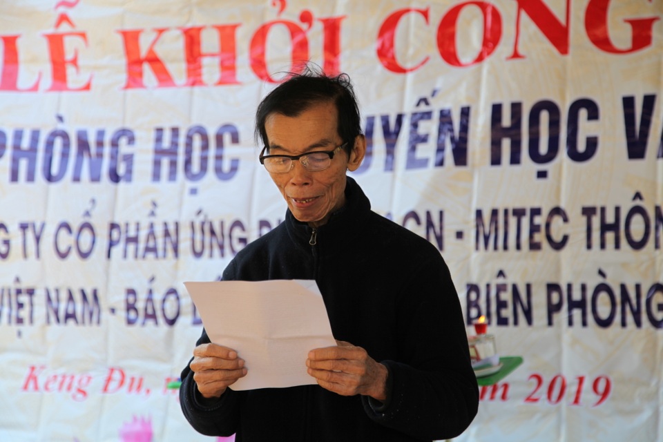 Báo Dân trí khởi công xây dựng trường Mầm non sát biên giới Việt - Lào - 1