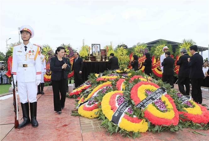 Chủ tịch nước Trần Đại Quang đã an nghỉ tại quê nhà
