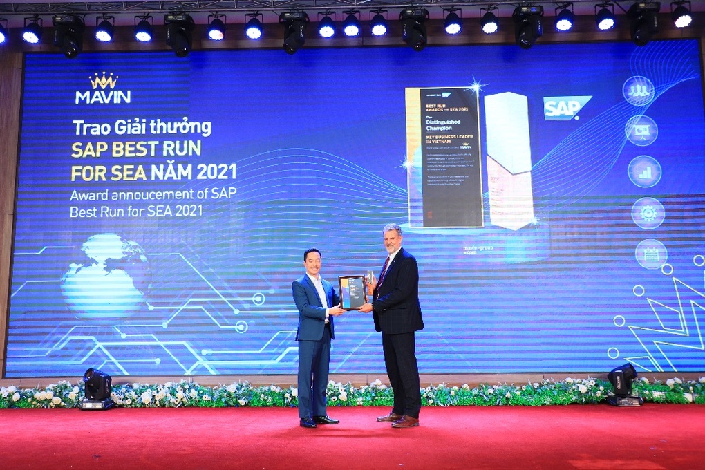 Tập đoàn Mavin nhận giải Doanh nghiệp tiên phong Đông Nam Á từ SAP - 1 Tập đoàn Mavin nhận giải Doanh nghiệp tiên phong Đông Nam Á từ SAP - 1