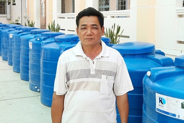 Bảo vệ trường học có hơn 30 lần hiến máu tình nguyện