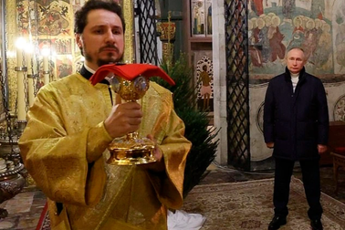 Tổng thống Putin đón Giáng sinh tại Nhà thờ trong Điện Kremlin