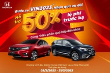 Cơ hội nhận ưu đãi lớn khi mua Honda CR-V và Honda City VIN2023