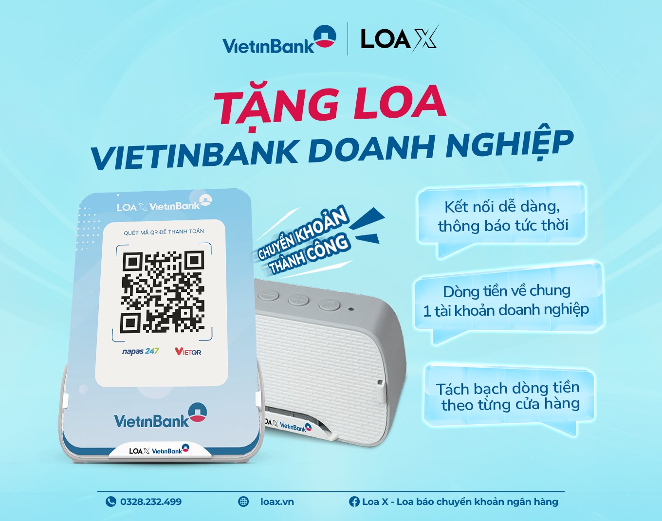 Loa thanh toán VietinBank Doanh nghiệp: Giải pháp cho chuỗi cửa hàng thời 4.0 - 1