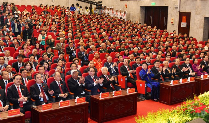 Chùm ảnh: Đại hội đại biểu Đảng bộ TP Hà Nội lần thứ XVII, nhiệm kỳ 2020 - 2025 - Ảnh 8.
