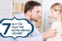 7 quy tắc phạt trẻ của bố mẹ hiện đại
