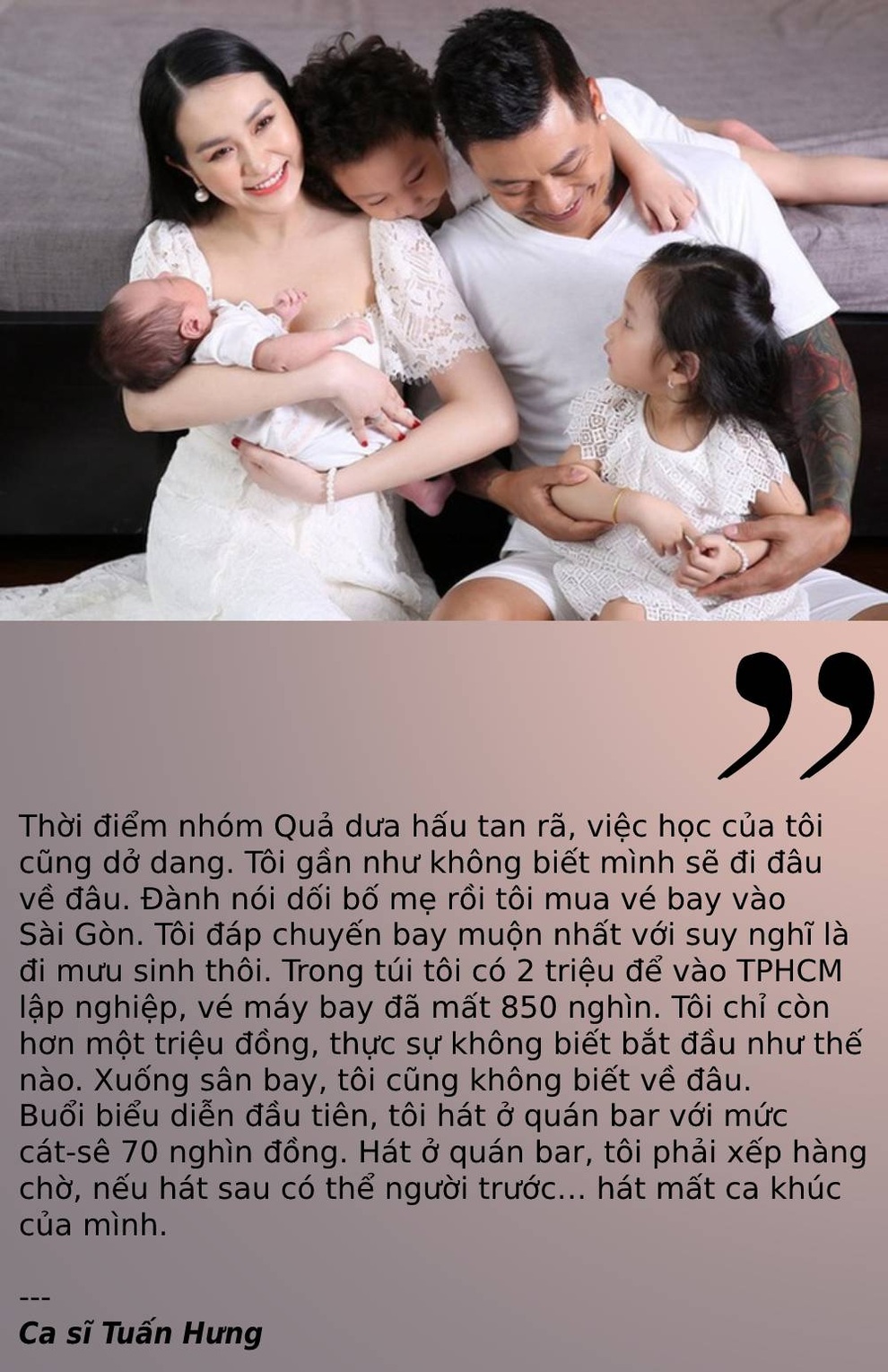 Tuấn Hưng kể về thời không biết đi về đâu, túi có hơn một triệu đồng - 1 Tuấn Hưng kể về thời không biết đi về đâu, túi có hơn một triệu đồng - 1
