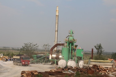 Trạm trộn bê tông nhựa nóng không phép ngang nhiên hoạt động