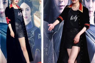 Dương Mịch khoe chân dài miên man và làn da trắng sứ