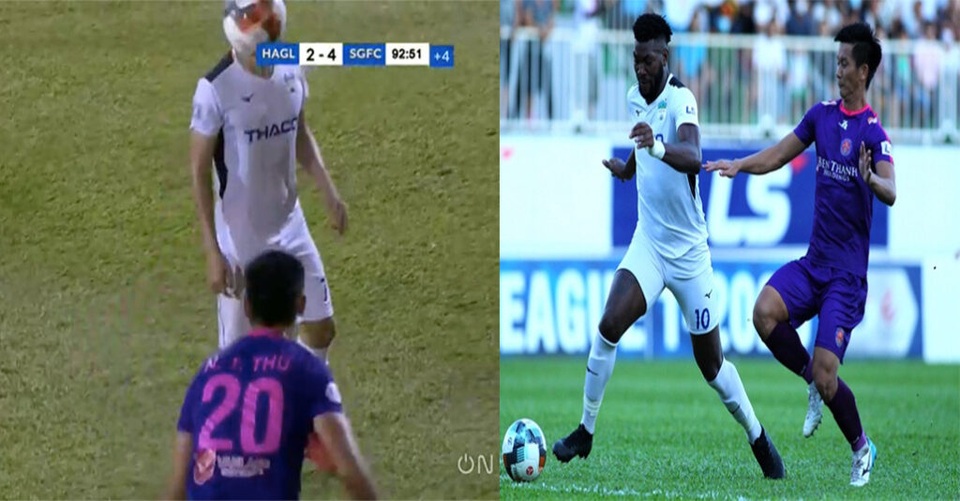 Cầu thủ Sài Gòn FC nhận án vì “lỡ tay” ném bóng trúng mặt Hồng Duy - 1 Cầu thủ Sài Gòn FC nhận án vì “lỡ tay” ném bóng trúng mặt Hồng Duy - 1