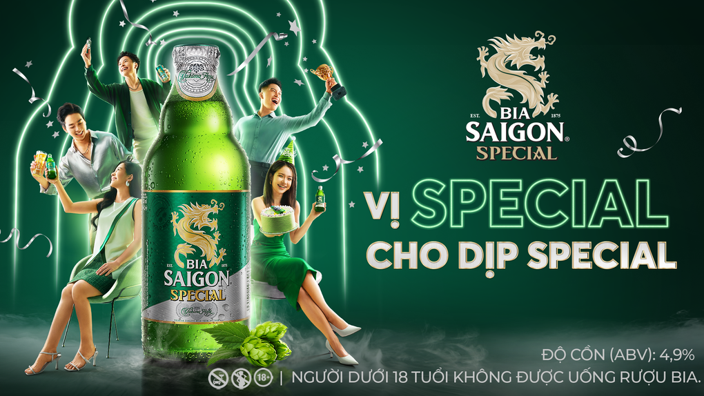 Bia Saigon Special - Lựa chọn cho những khoảnh khắc ăn mừng đặc biệt - 1 Bia Saigon Special - Lựa chọn cho những khoảnh khắc ăn mừng đặc biệt - 1