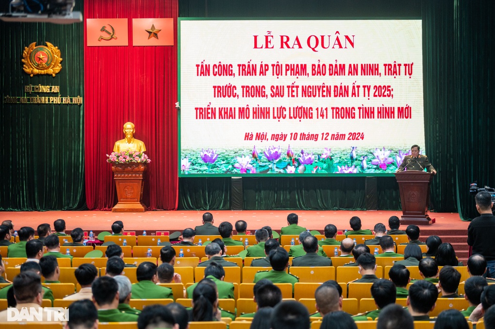 Công an Hà Nội triển khai mô hình 141 mới, ra quân trấn áp tội phạm dịp Tết - 1