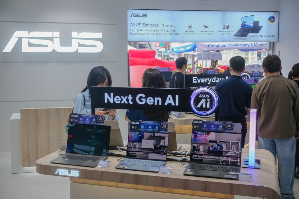 ASUS នាំយកគំរូបទពិសោធន៍កុំព្យូទ័រយួរដៃទៅ HCMC - 5 ASUS mang mô hình trải nghiệm laptop đến TPHCM - 5