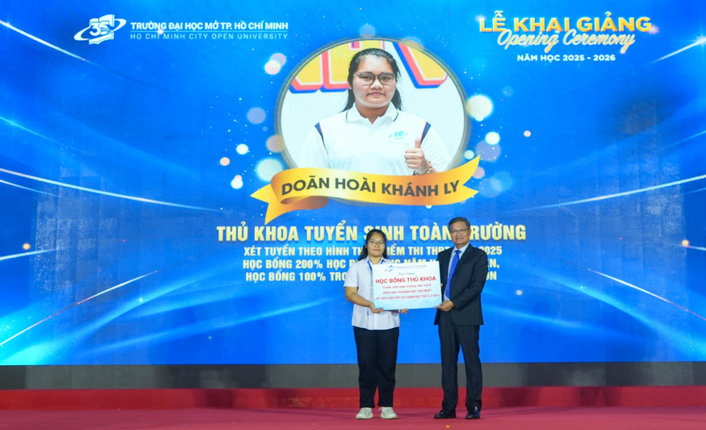 Aluna do ensino regular é oradora da turma do vestibular - 1 Nữ sinh học giáo dục thường xuyên trở thành thủ khoa đầu vào đại học - 1