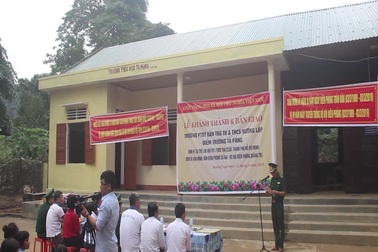 Quảng Trị: Khánh thành và bàn giao điểm trường vùng biên giới