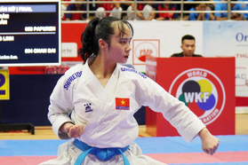 Hà Nội giành vị trí nhất toàn đoàn ở giải vô địch trẻ Karate quốc gia
