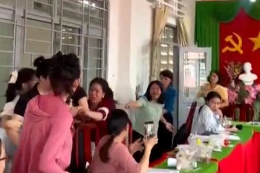 Clip hiệu phó hoảng loạn, la hét sau khi bị giáo viên đánh ở Phú Quốc