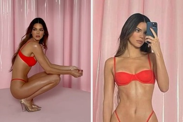 Ngưỡng mộ vòng eo siêu thon của Kendall Jenner