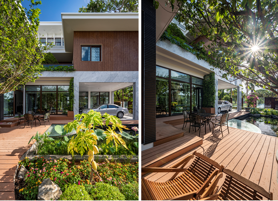 Choáng ngợp biệt phủ gần 2000 m2 có cả công viên trên sân thượng ở Cần Thơ - 7