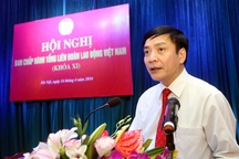 Ông Bùi Văn Cường được bầu vào chức danh Chủ tịch Tổng LĐLĐ VN