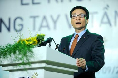 Phó Thủ tướng Vũ Đức Đam: “Hãy chung tay để con cháu chúng ta lớn khôn!”