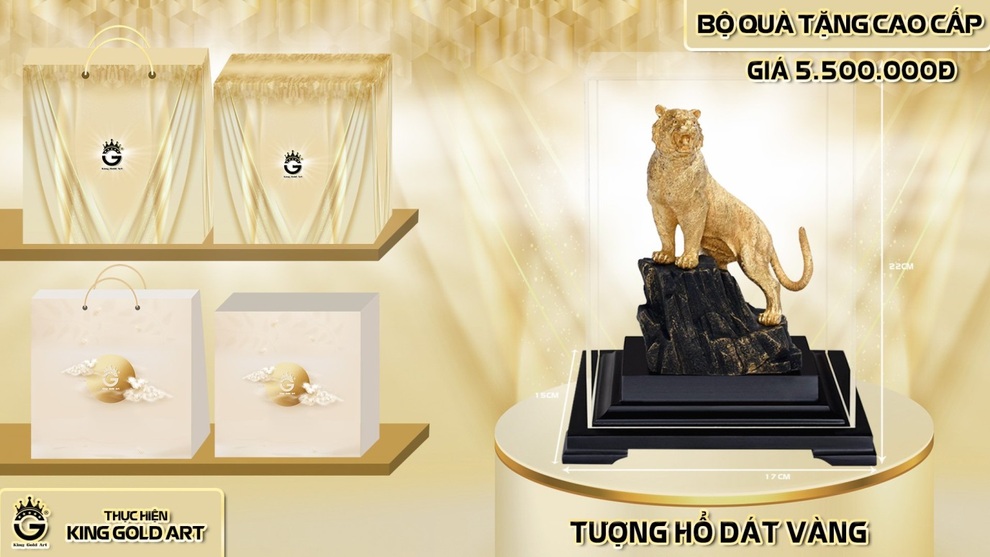 King Gold Art hé lộ bộ sưu tập quà Tết Nhâm Dần đắt giá - 1 King Gold Art hé lộ bộ sưu tập quà Tết Nhâm Dần đắt giá - 1