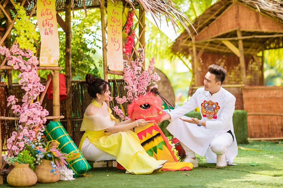 Kha Ly - Thanh Duy mang không khí Tết ở Châu Đốc vào bộ ảnh xuân - 8