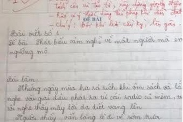 Những bài văn xúc động năm 2014