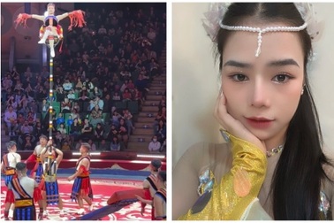 Clip xiếc nhảy bật lên ghế cao gây "sốt": Nữ diễn viên nói gì?