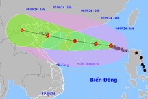 Dự báo bão Yagi đổ bộ đất liền với cường độ mạnh đến cấp 11, giật cấp 13