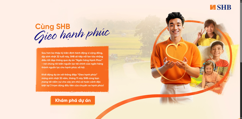 SHB công bố chương trình Gieo hạnh phúc nhân dịp sinh nhật 32 tuổi - 1