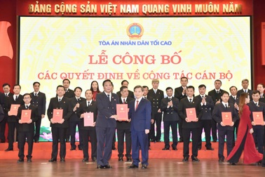 Danh sách Chánh án tòa phúc thẩm và TAND các tỉnh sau sáp nhập