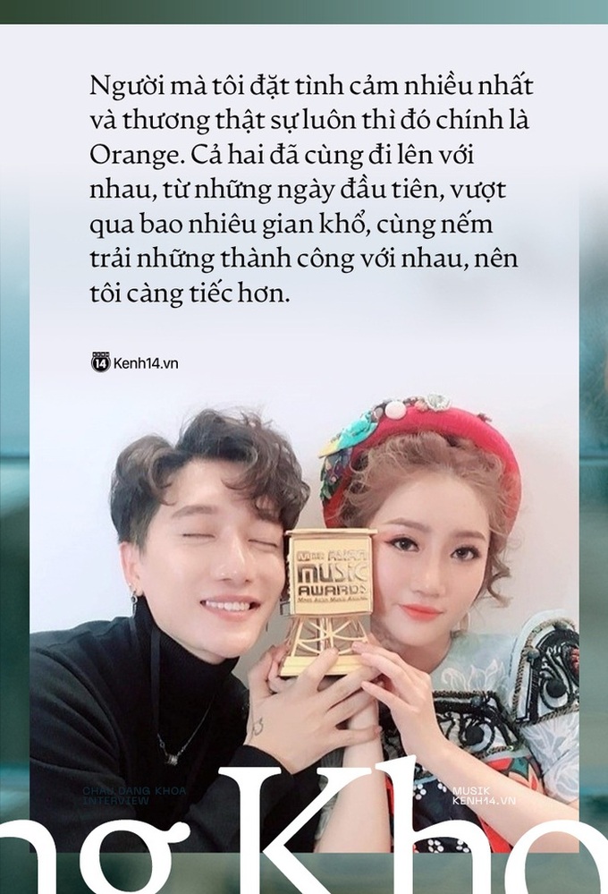 Châu Đăng Khoa: Tôi vẫn thương và xem clip của Orange mỗi ngày, nhưng không thể tha thứ! - Ảnh 13. Châu Đăng Khoa: Tôi vẫn thương và xem clip của Orange mỗi ngày, nhưng không thể tha thứ! - Ảnh 13.