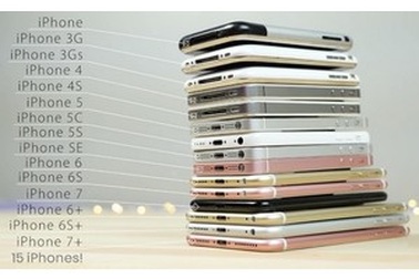 Xem clip "đọ" hiệu suất 15 đời iPhone