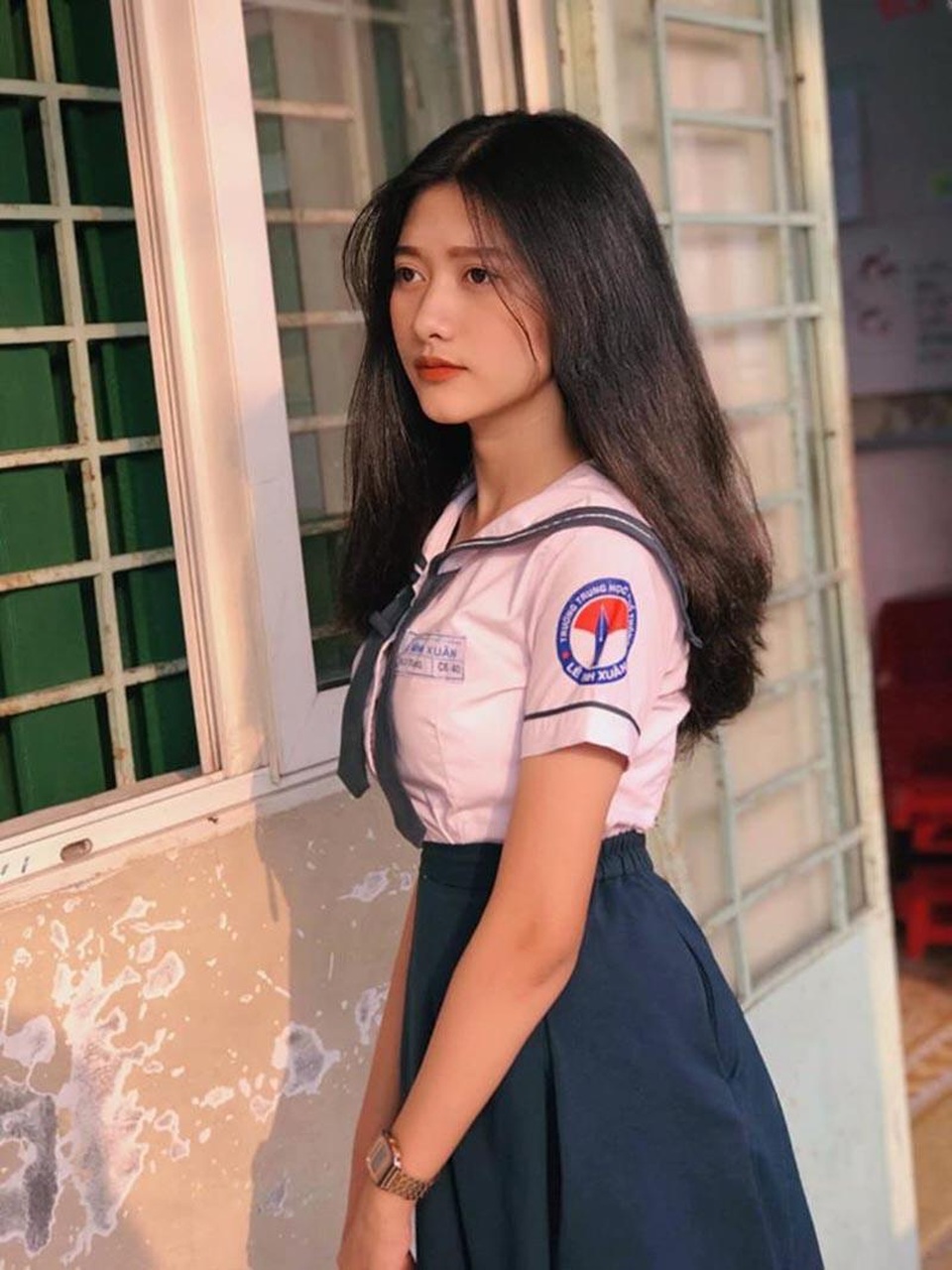 “Thiên thần áo dài trắng” sinh năm 2004 vừa thơ ngây lại cá tính - 8 “Thiên thần áo dài trắng” sinh năm 2004 vừa thơ ngây lại cá tính - 8