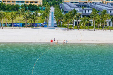 Toàn cảnh khu vực tổ chức Aqua Warriors Vân Đồn 2025 - Camel Cup