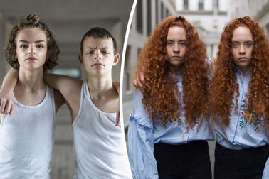 Sự khác biệt giữa các cặp song sinh qua ống kính nhiếp ảnh