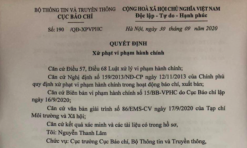 Tước giấy phép tạp chí đăng tin sai về Bí thư Tỉnh ủy Đắk Lắk - 1 Tước giấy phép tạp chí đăng tin sai về Bí thư Tỉnh ủy Đắk Lắk - 1