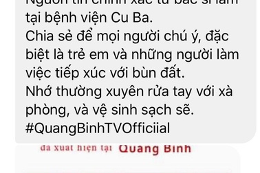 Thực hư tin đồn vi khuẩn "ăn thịt người” xuất hiện tại Quảng Bình