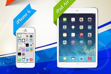 Bình chọn VietinBank để có cơ hội nhận iPhone 6, iPad Air 2