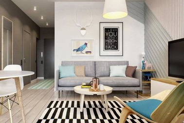 Những phòng khách nhỏ đầy thu hút