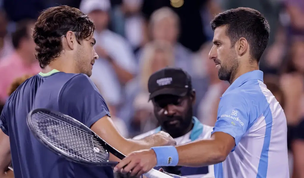 Taylor Fritz chiếm vị trí số 4 thế giới của Djokovic - 1 Taylor Fritz chiếm vị trí số 4 thế giới của Djokovic - 1