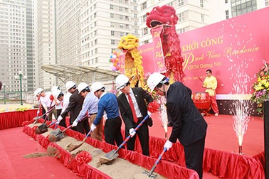 CENINVEST khởi công tiểu khu Park View Residence Khu đô thị mới Dương Nội